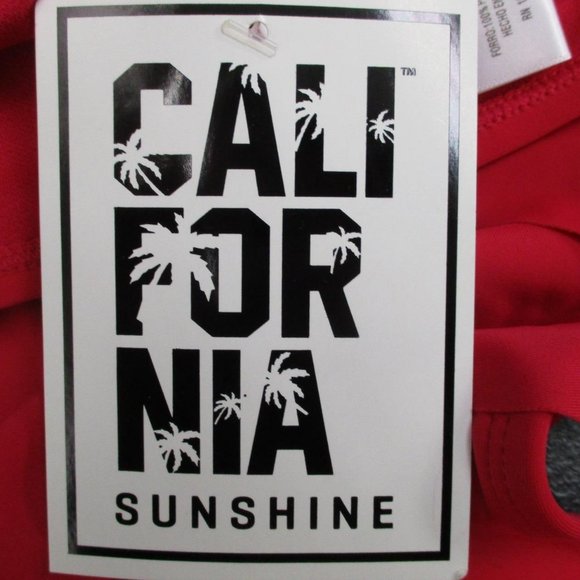 California Sunshine Red Ruffle Bikini - Picture 9 of 9